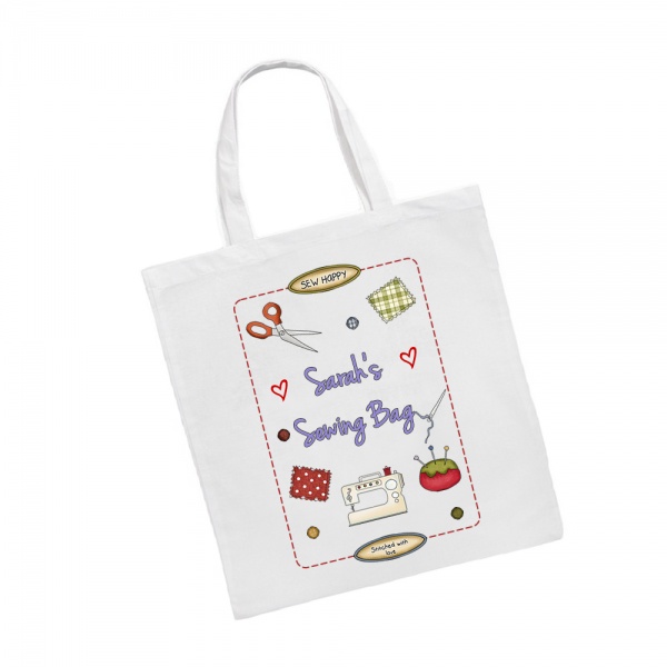 Personalised Sewing Tote Bag